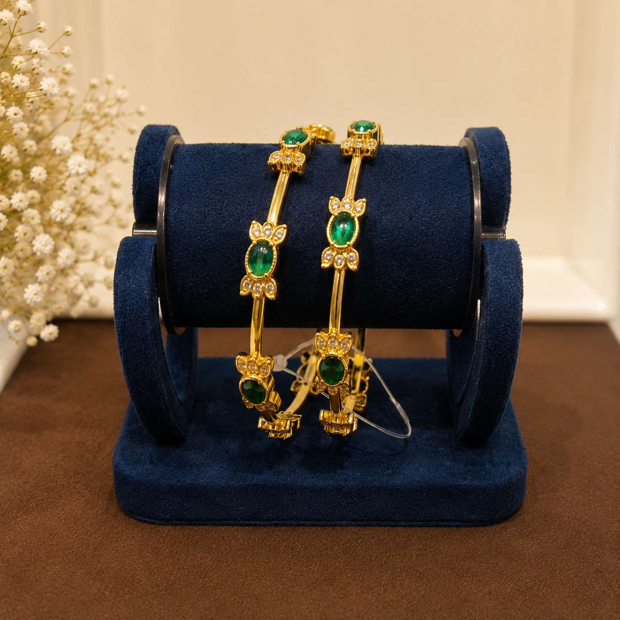 Ruby Stone Bangles