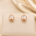 Minimal Rose Gold Studs