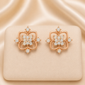 Rose Gold CZ Studs