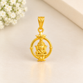 Gold Plated Silver Vinayagar Pendant