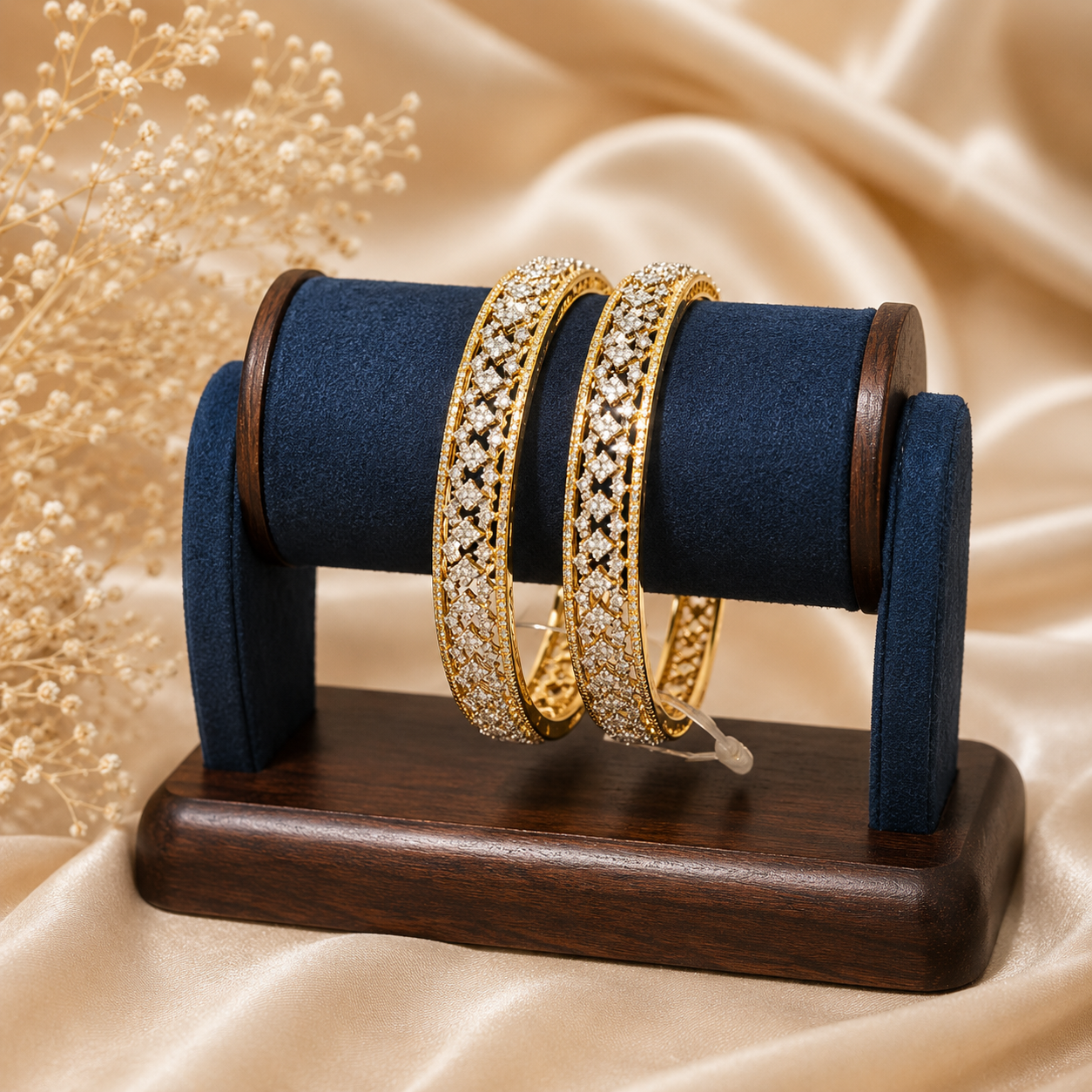 Diamond Finish CZ Bangles