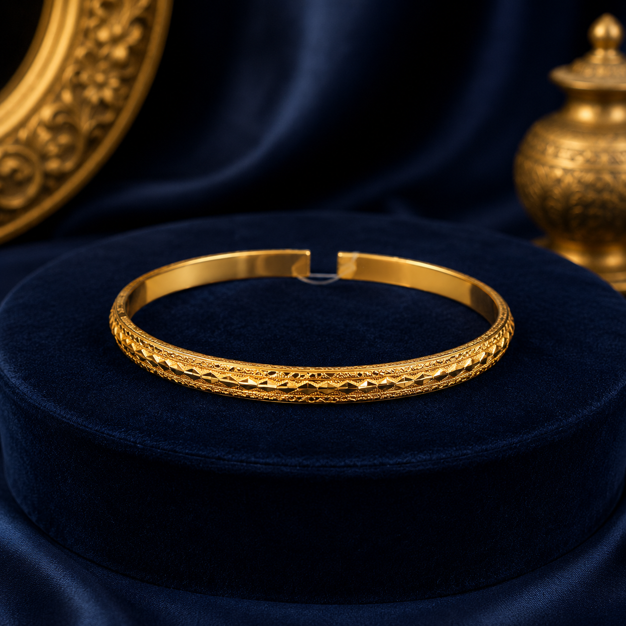 Gold Plated Men's Kada